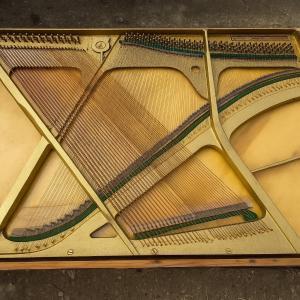 sound board and piano frame